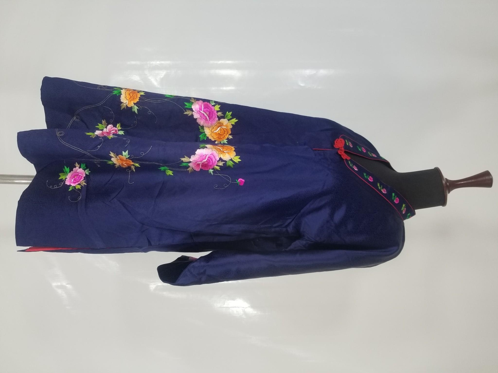 Vintage Traditional Korean Silk Brocade Embroidered Hanbok Jacket
