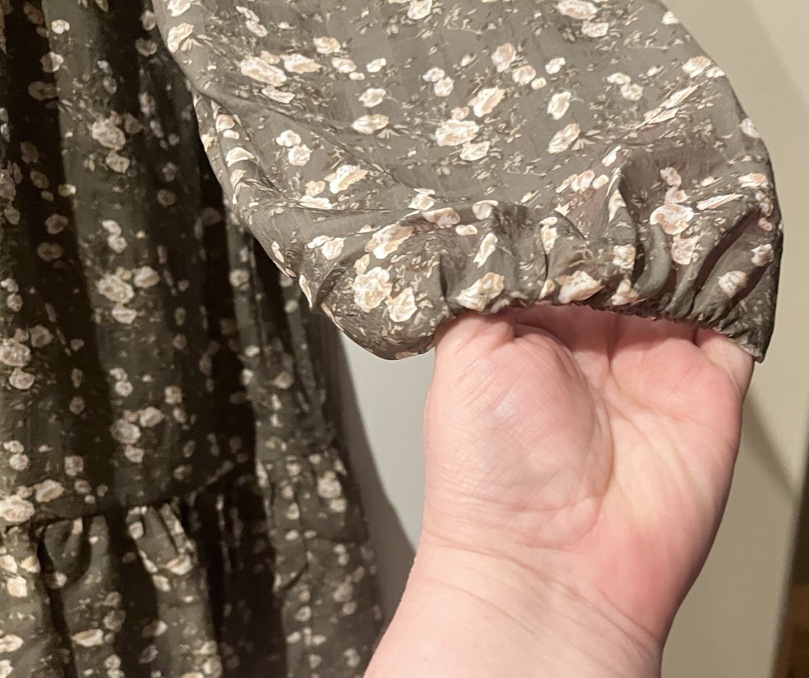And Now This Trendy Plus Size Peasant Mini Dress – 1X – Oregano- NWT -$54 Retail