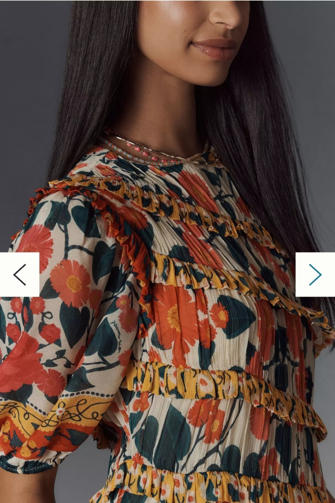 FARM Rio Puff Sleeve Fitted Mini Dress (originally $258)