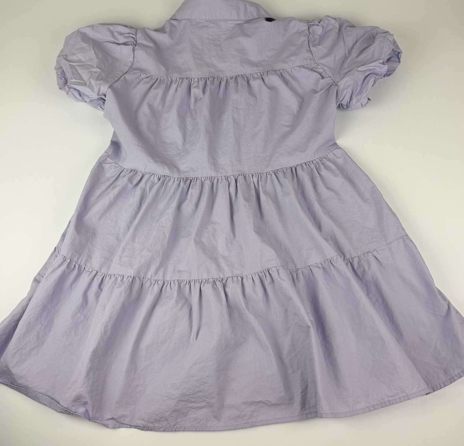 Lula Babydoll Lavender Football Sequin Embellish Game Day Dress Sz. S