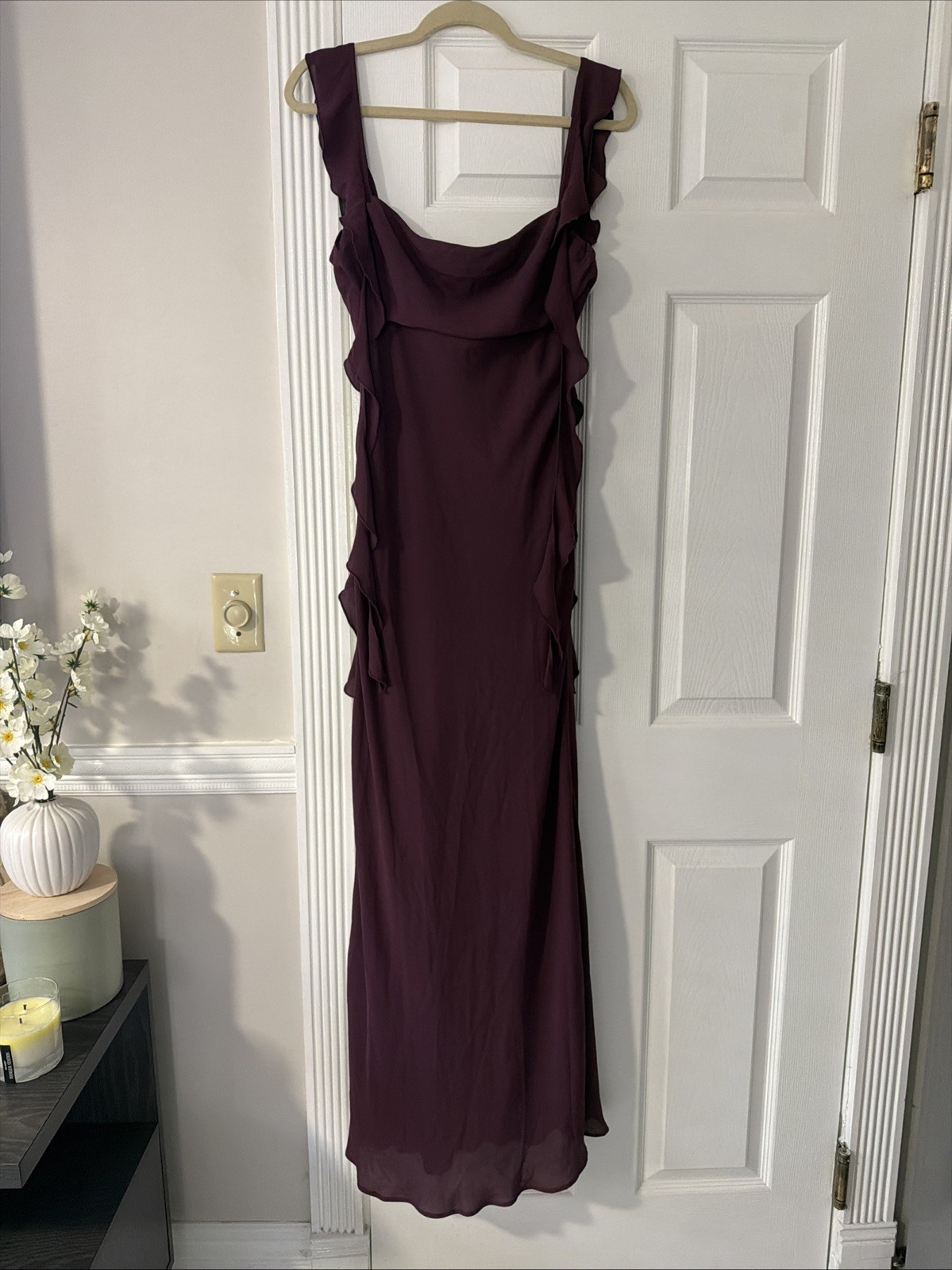 Princess Polly Lanai Maxi Dress Plum US 8