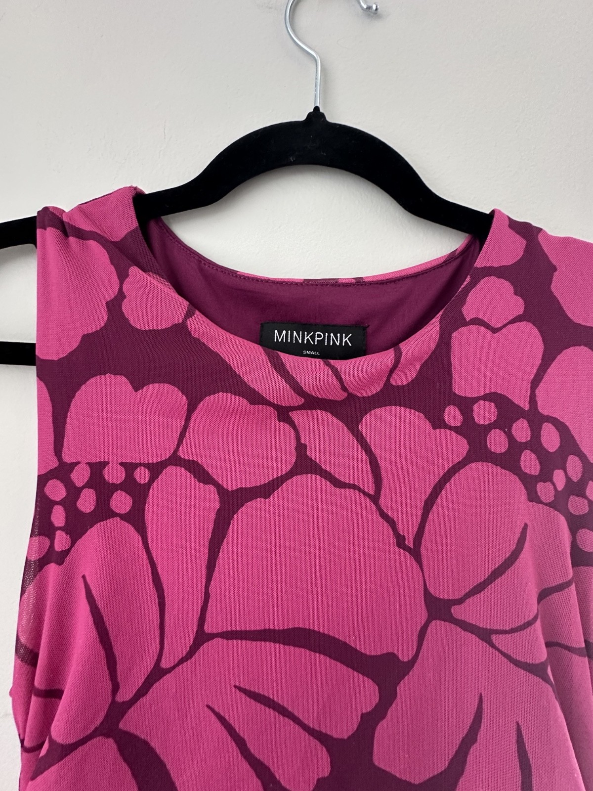 Persephone Mesh Midi Dress MINKPINK Size S MSRP $139.00