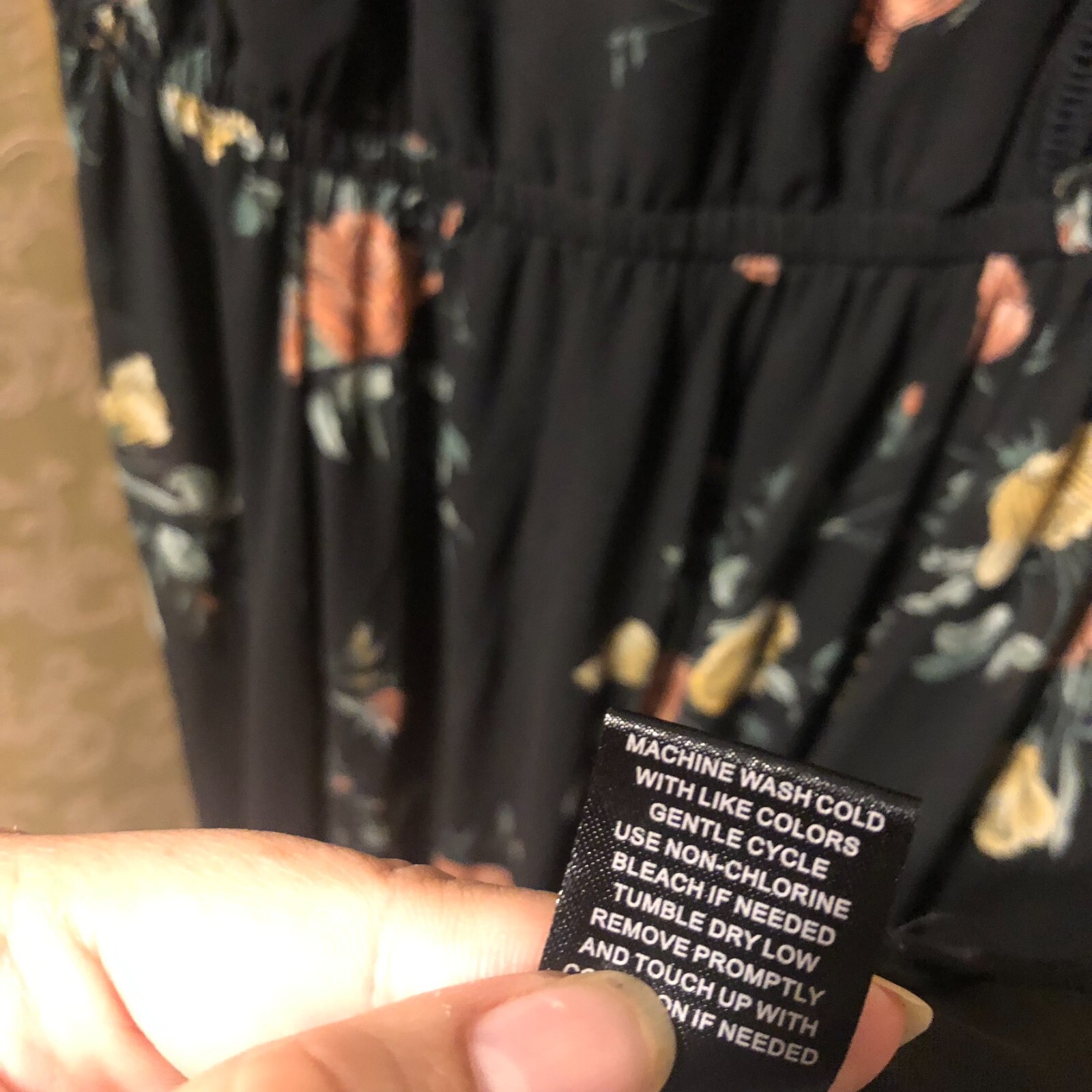 TORRID Black Pink Multi-Color Floral Dress Size 2
