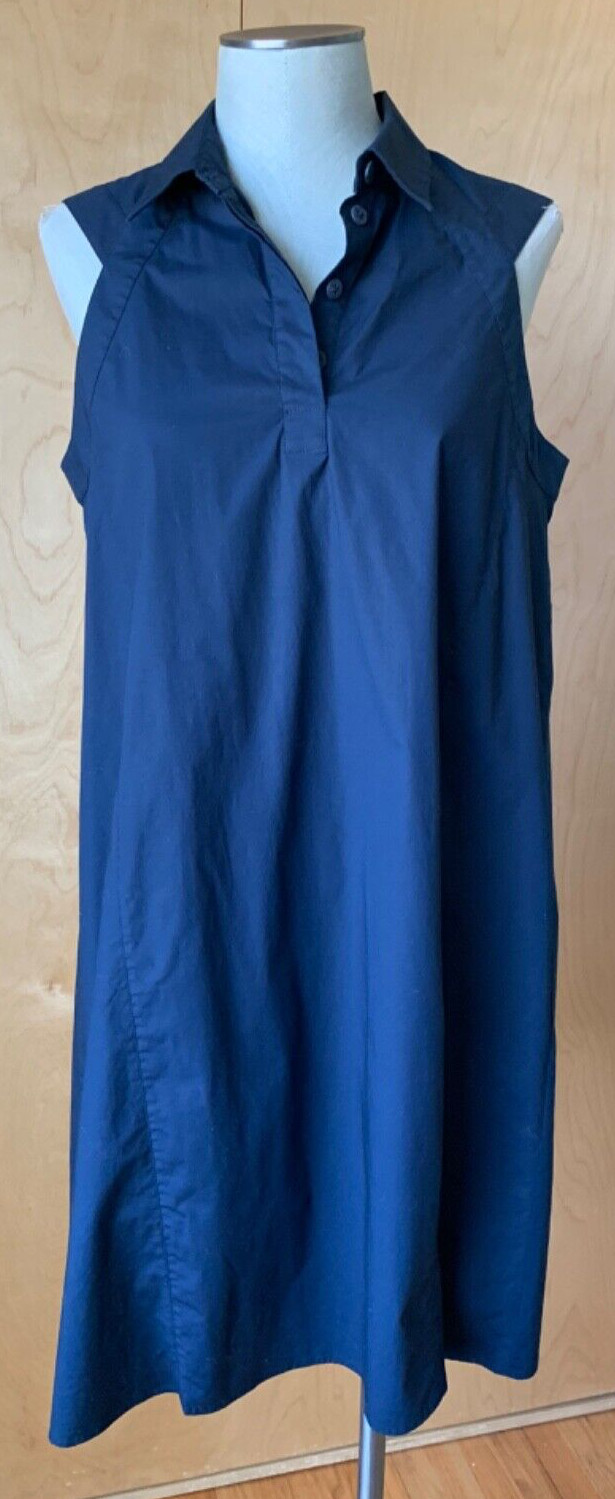 3.1 Phillip Lim navy A-line dress size 6 US cotton blend EUC!