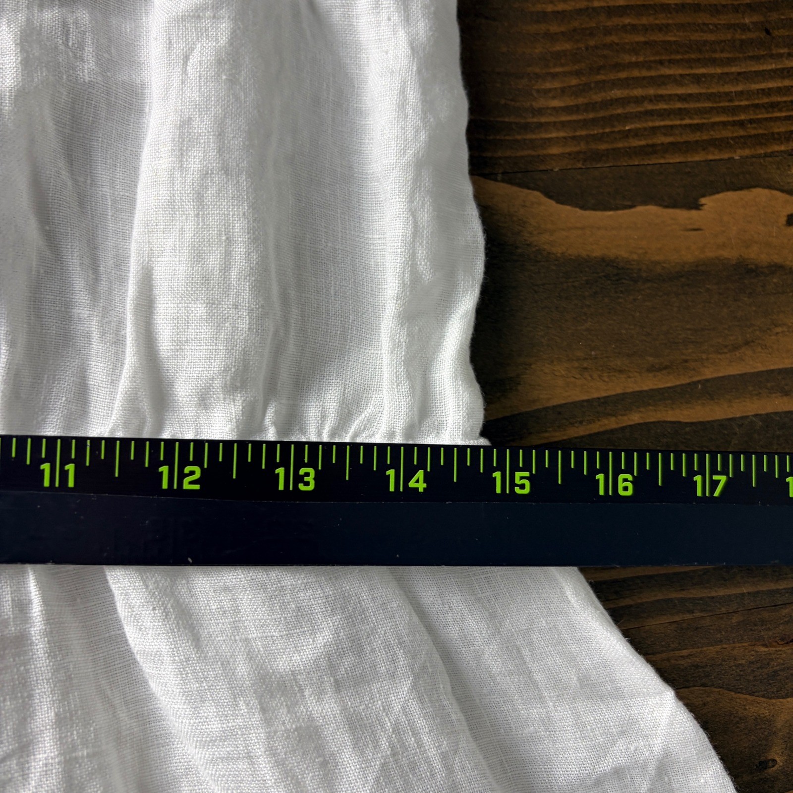 Valentina Naldi One Shoulder Linen Dress Womens S White Ruffle Made in Italy