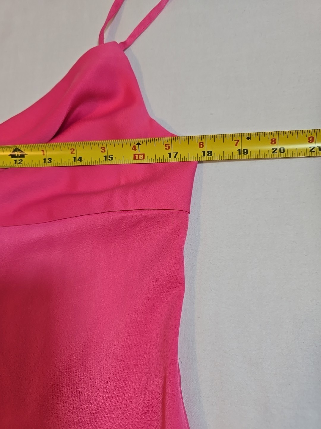WeWoreWhat cowl neck midi dress Satin Charmeuse strappy pink Size M New
