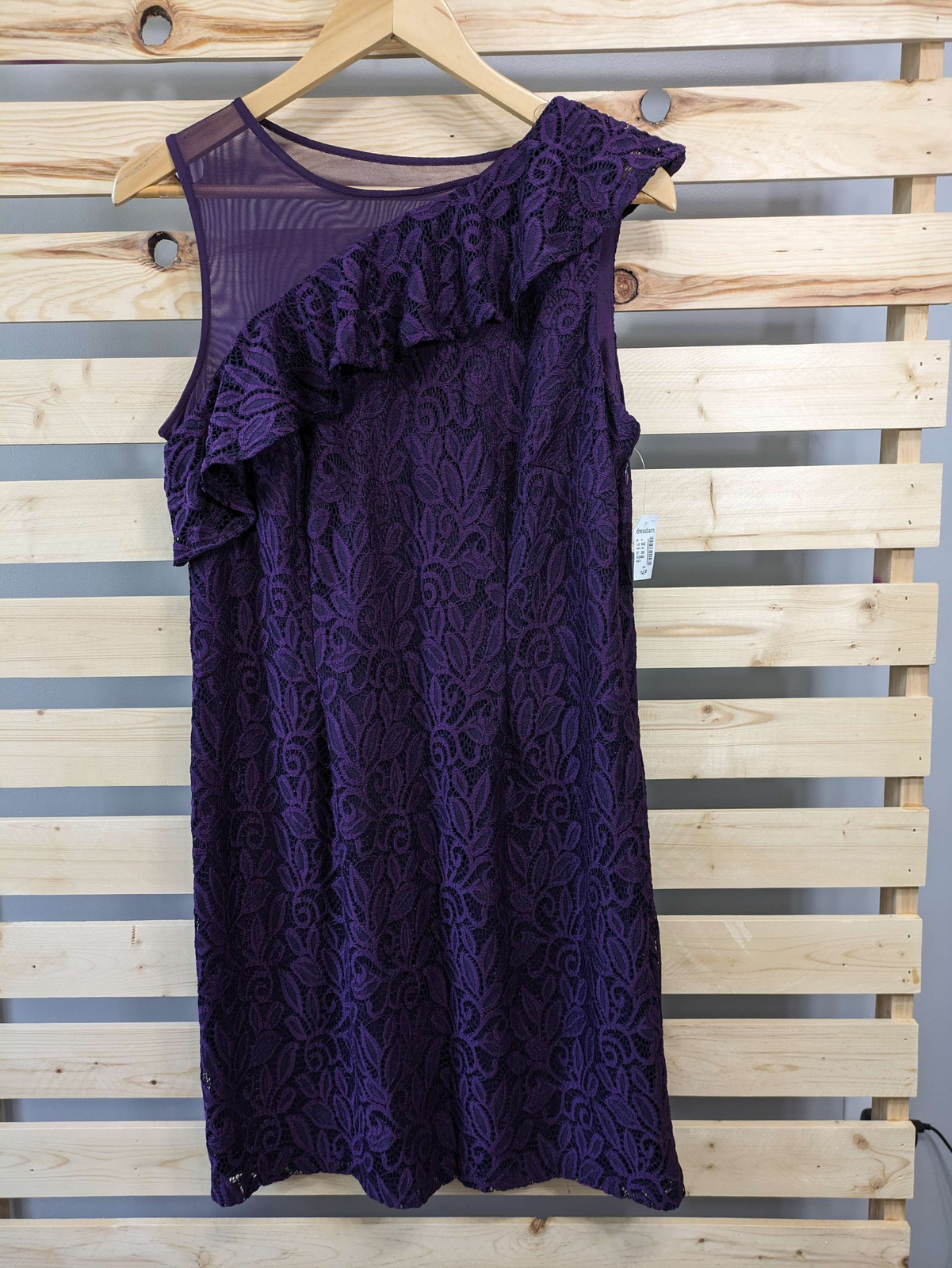 Roz & Ali NWT Women’s Size 14P Petite Dress Purple
