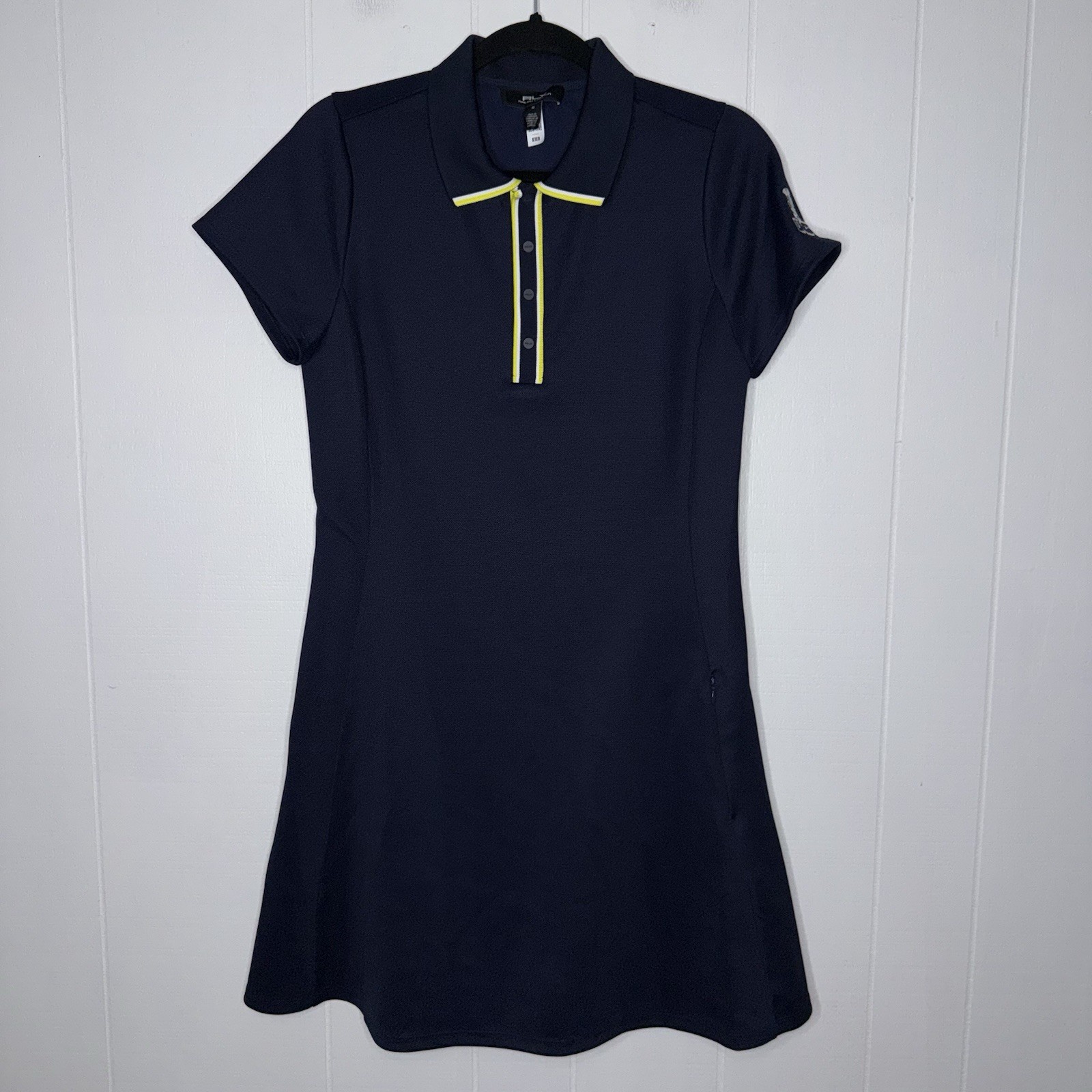RLX Ralph Lauren Women’s Stretch Piqué Polo Dress UNCG Spartans Embroidered M
