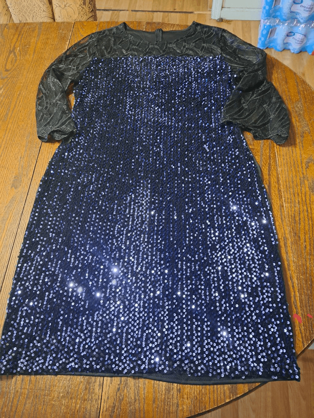 New Fit Like 2X Sequin Lace Bodycon Party Prom Homecoming Special Occasion Dress