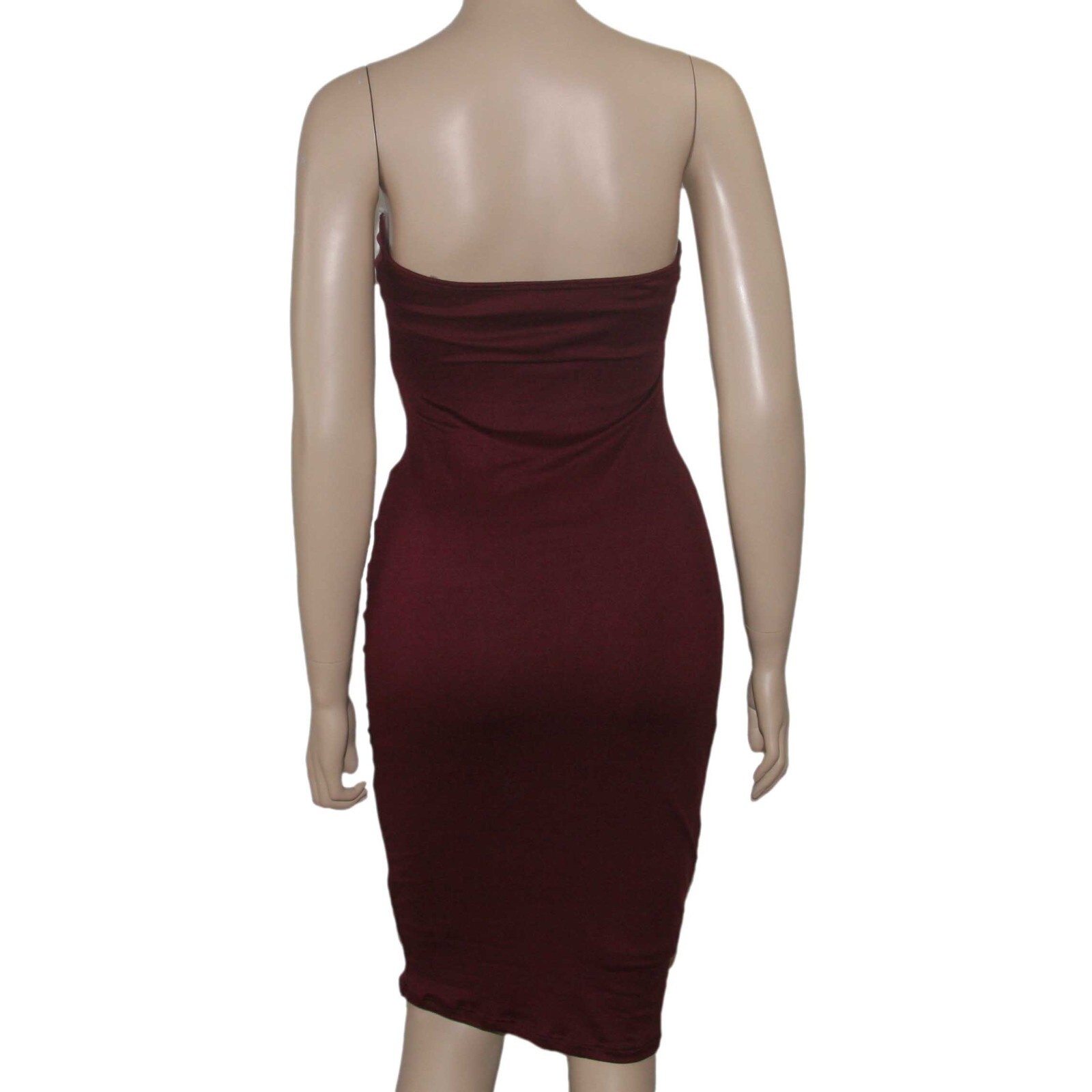 Akira Women’s Strapless Dress lined faux suede