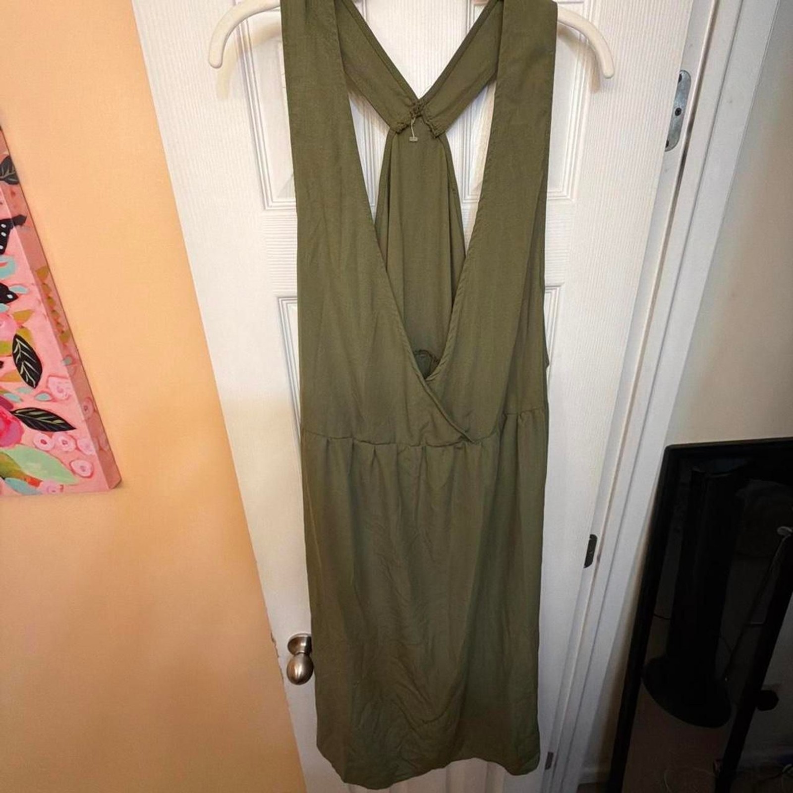 Unbranded Women’s Green and Khaki Dress