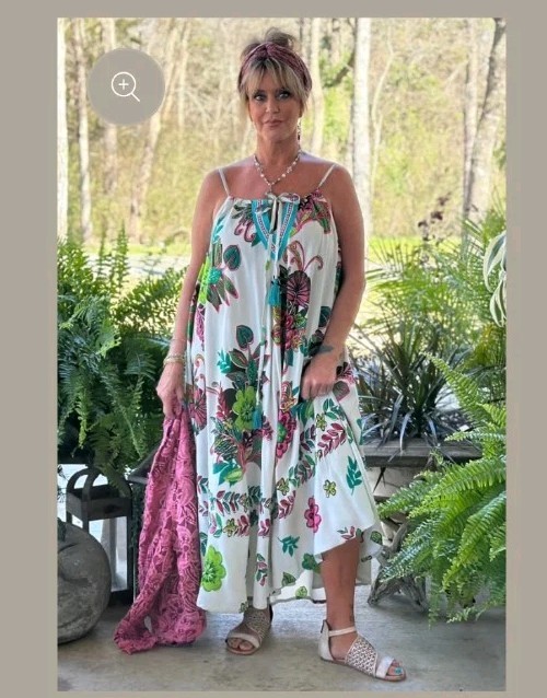 NWT! Jaded Gypsy Tropical Dreams Maxi Dress Women’s FREE SIZE S M L Boho Vacay