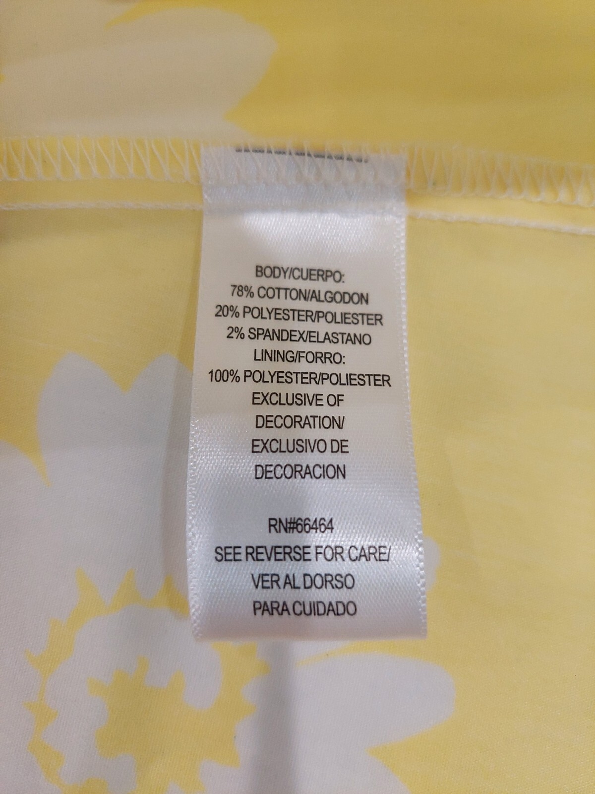 NEW Studio One New York Yellow Flower Sun Dress Size Large Boho Summer 1219R NWT
