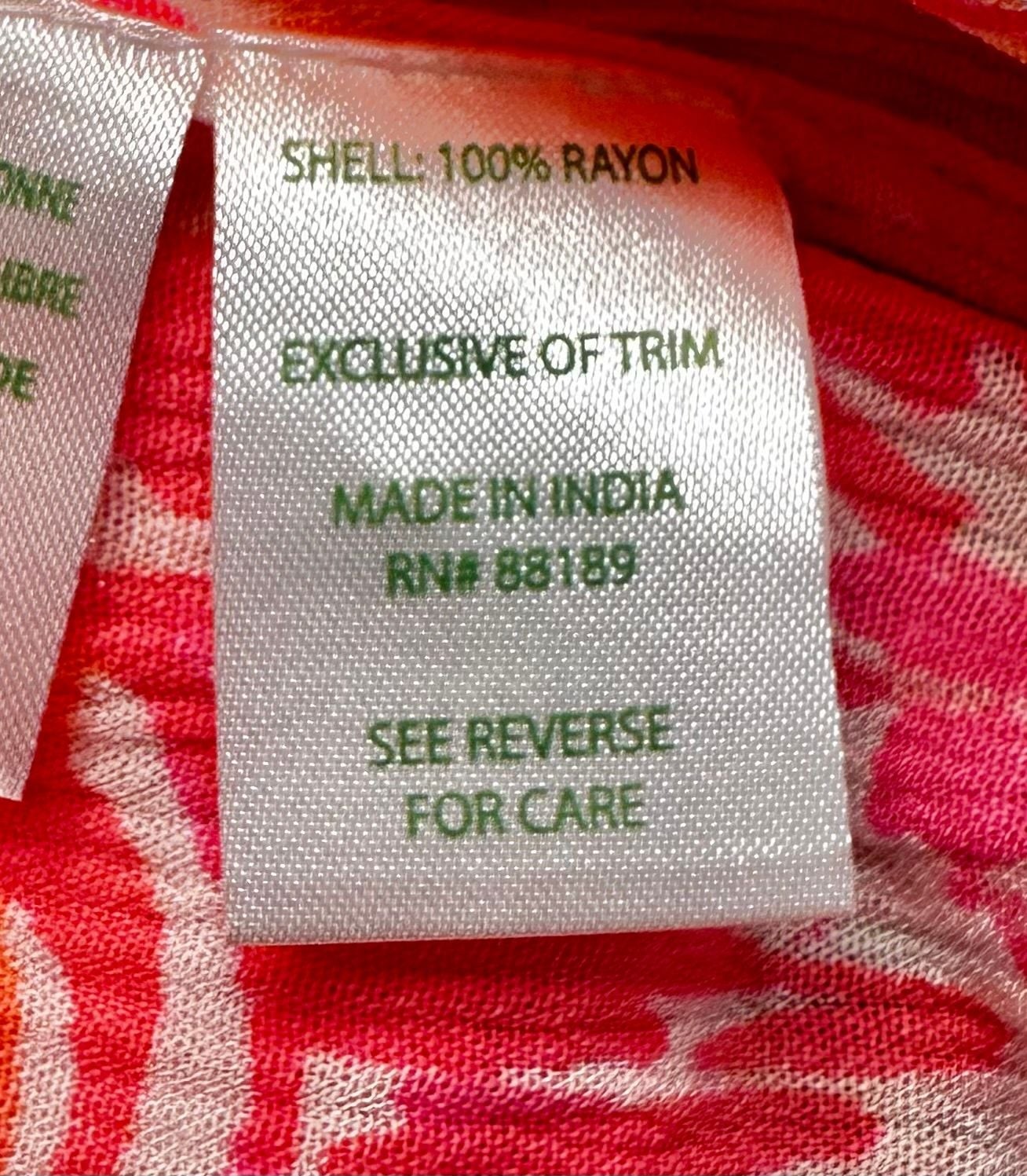 Lilly Pulitzer Amisa Tunic Dress Pink Tropical Floral Tassel Pom Pom Trim Size L