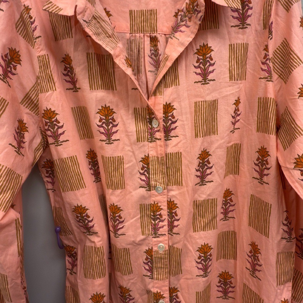 Becasa Coral Shirt Dress M/L