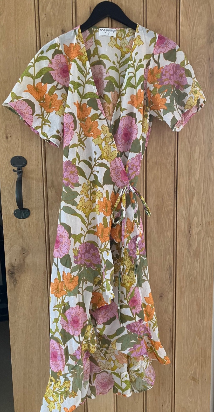 Oneseason Australia – Wrap Dress – Short Sleeve – Midi – Size M
