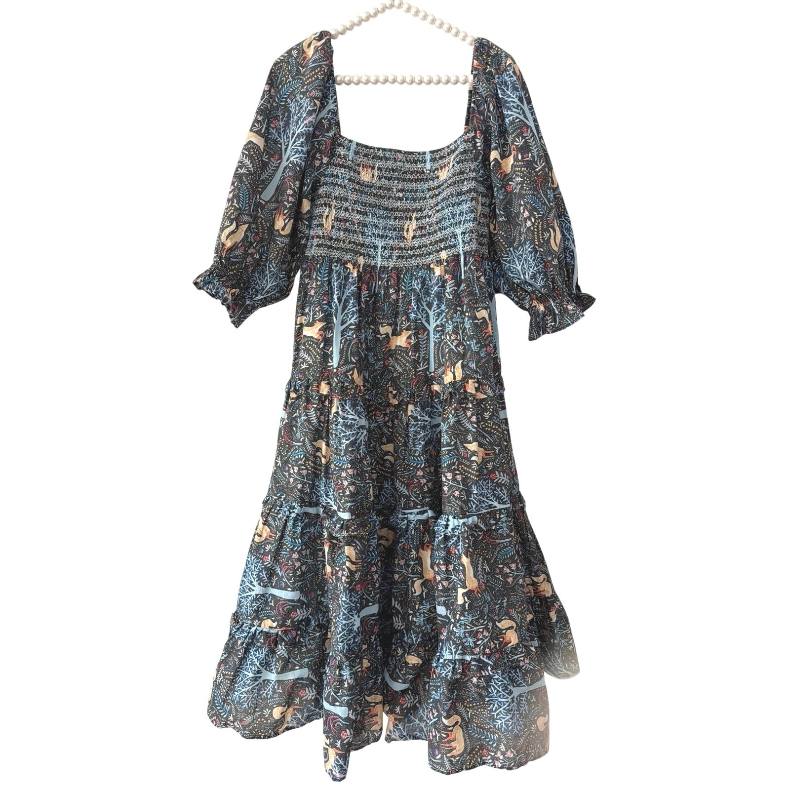 Stellah dress size M fox print