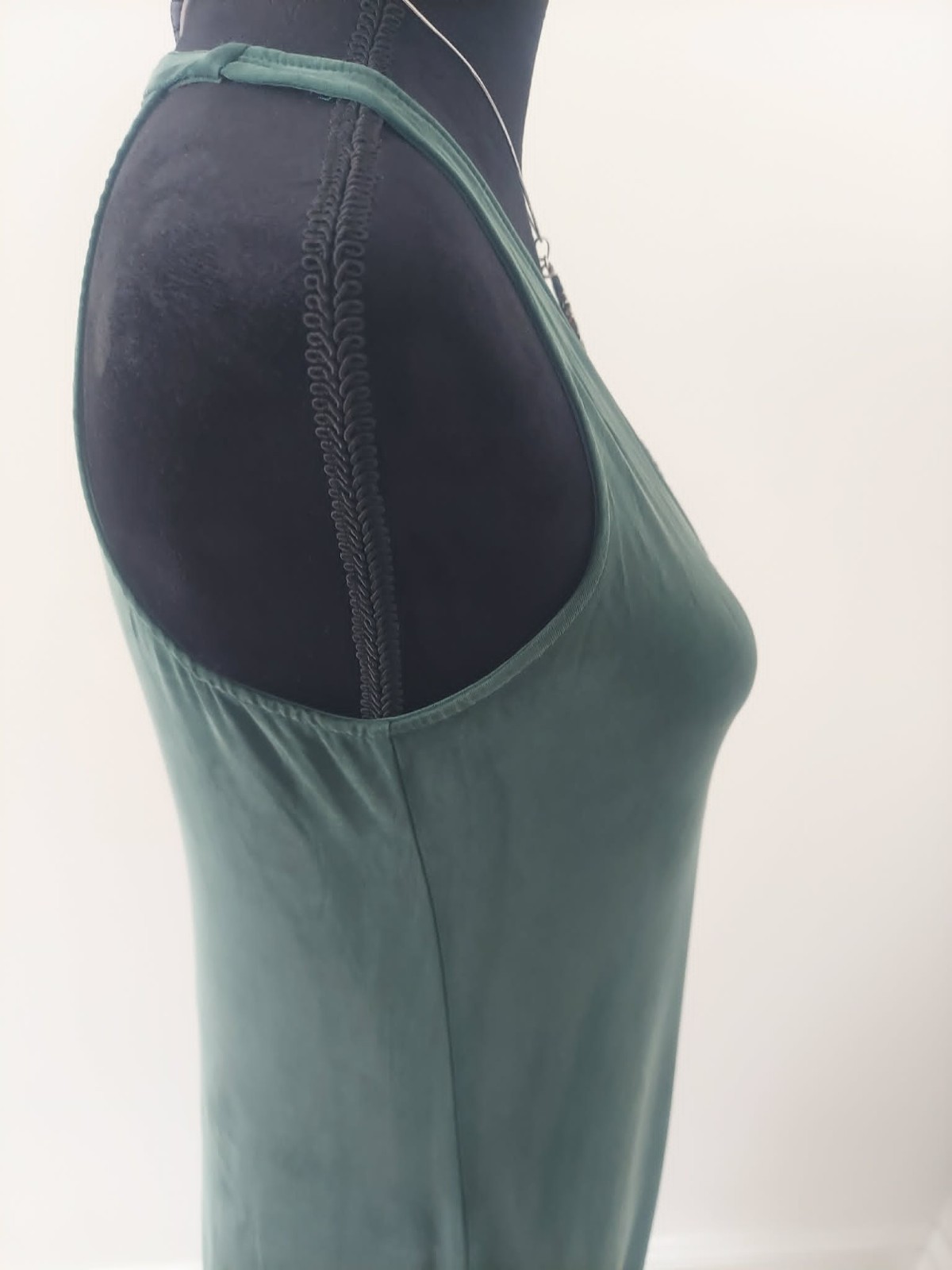 Dolan Left Coast Collection Handkerchief Dress Womens XS Green V-Neck 171335P