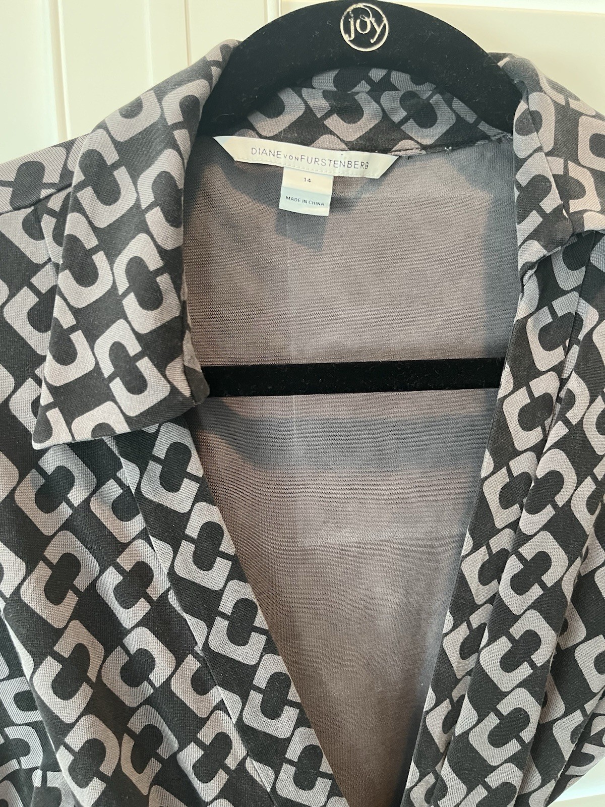 Diane Von Furstenberg Jeanne Two Wrap Dress Chains 14