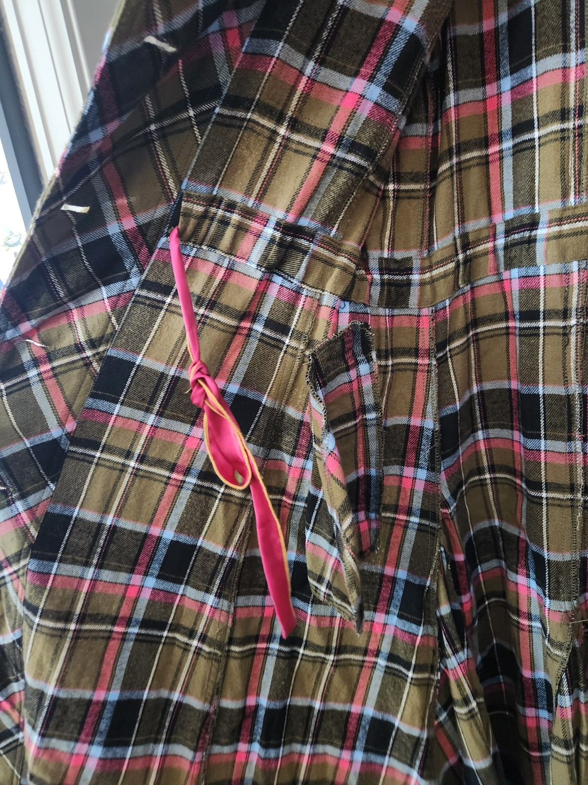 Aratta Spring My Choice Trench Coat Kimono Shirt Medium HOT PINK OWL