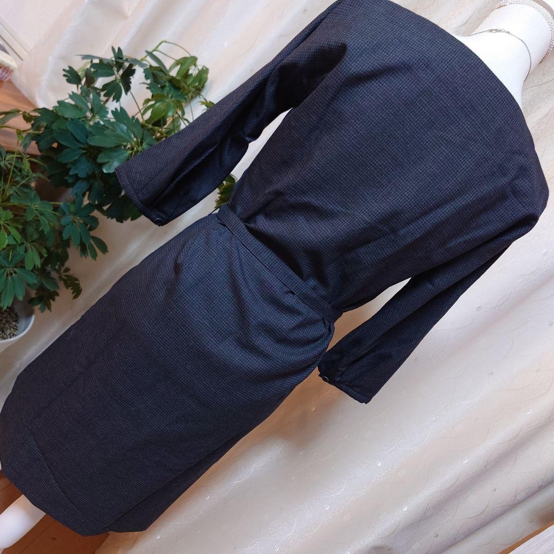 MARGARET HOWELL 100 Wool Check Pattern Dress Made in Japan