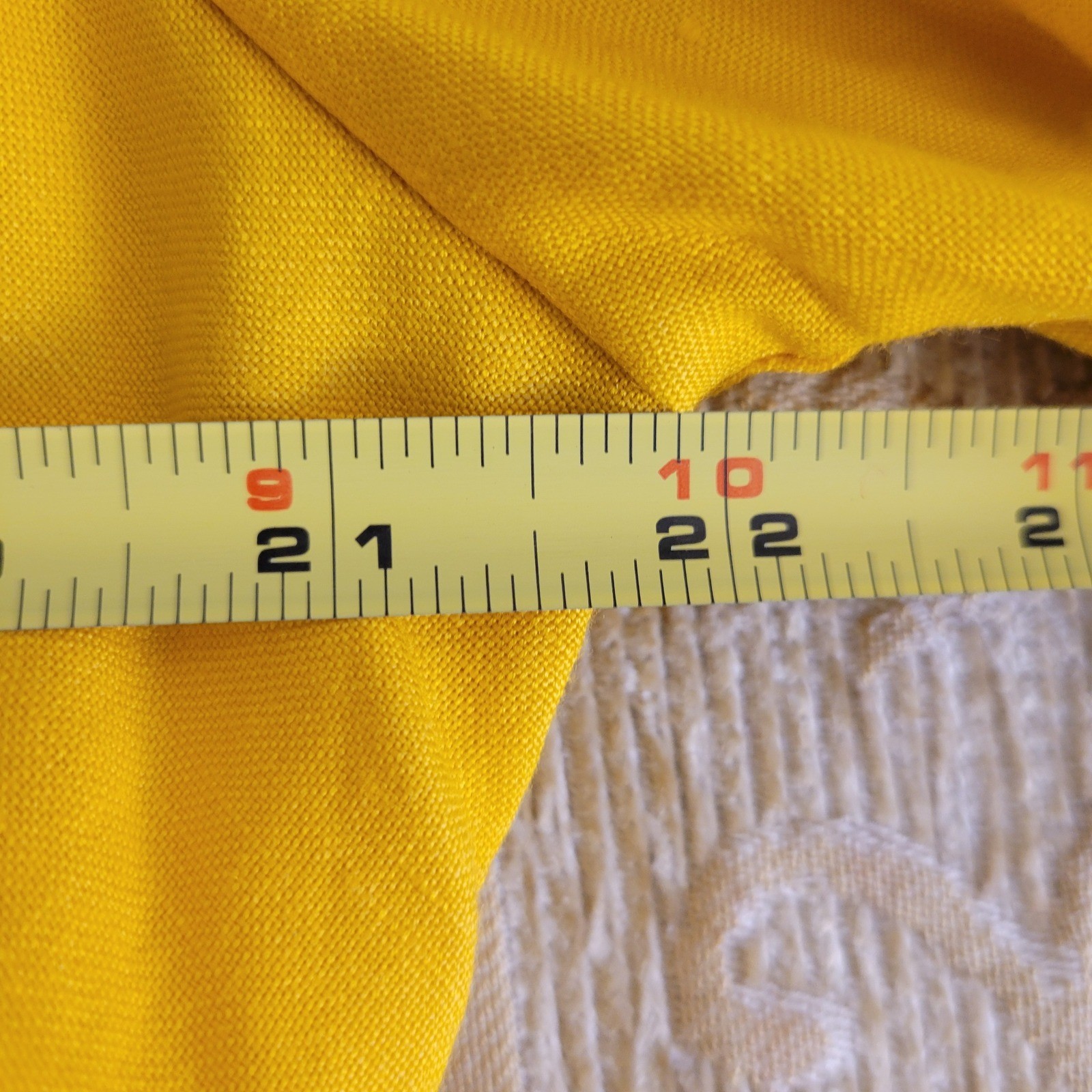 Jessica London Yellow Linen Blend Button Front Midi Shirt Dress Plus Size 20W