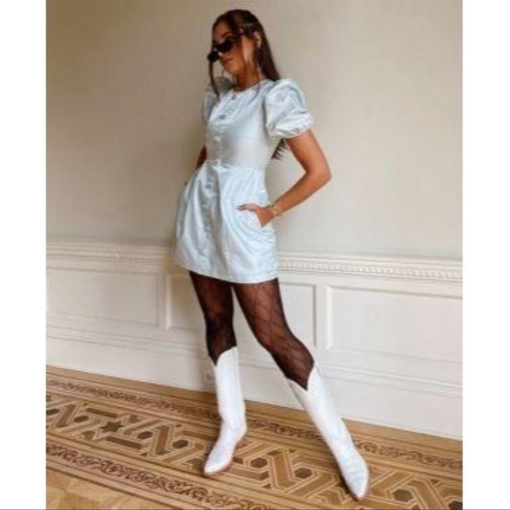 Revolve Danielle Bernstein weworewhat Rhinestone dress Babydoll June Sale