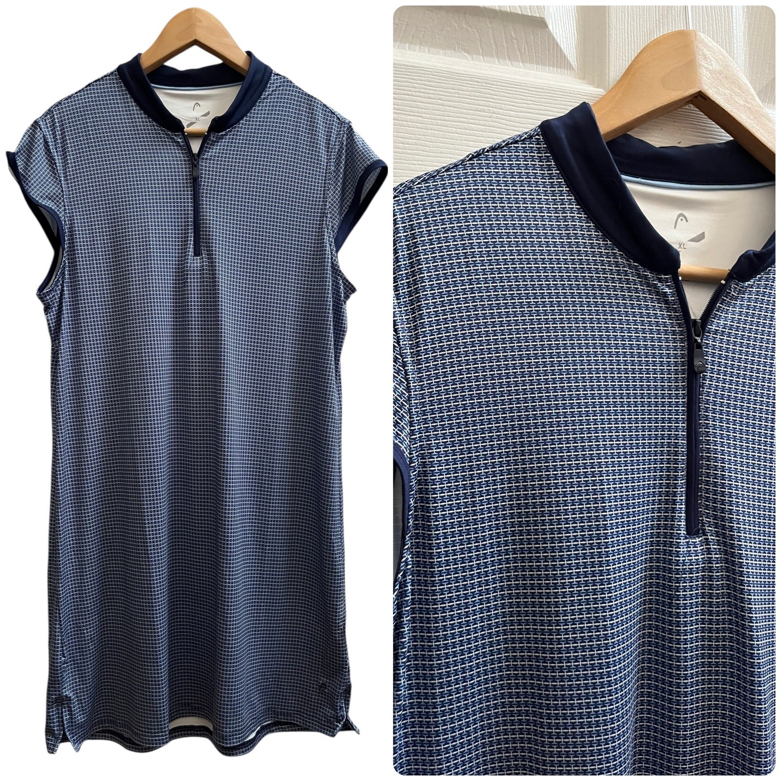 Head Golf Sophia Quarter Zip Moisture Wicking Performance Dress Size XL