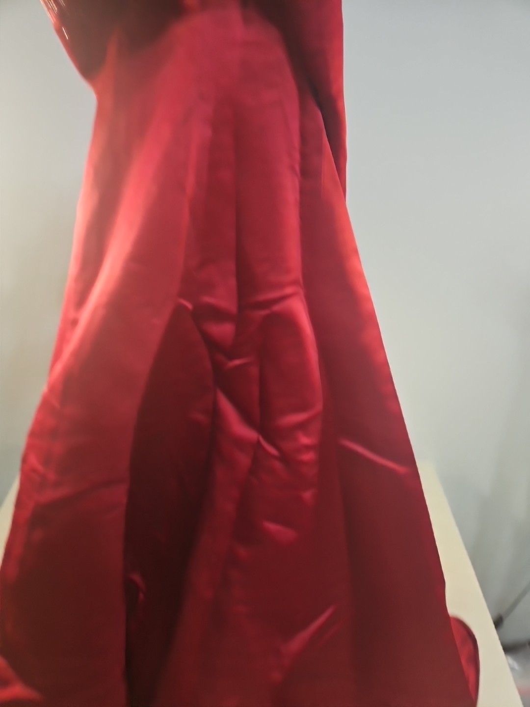 Cherish Apparel womens red satin formal dress size 16 Polyester