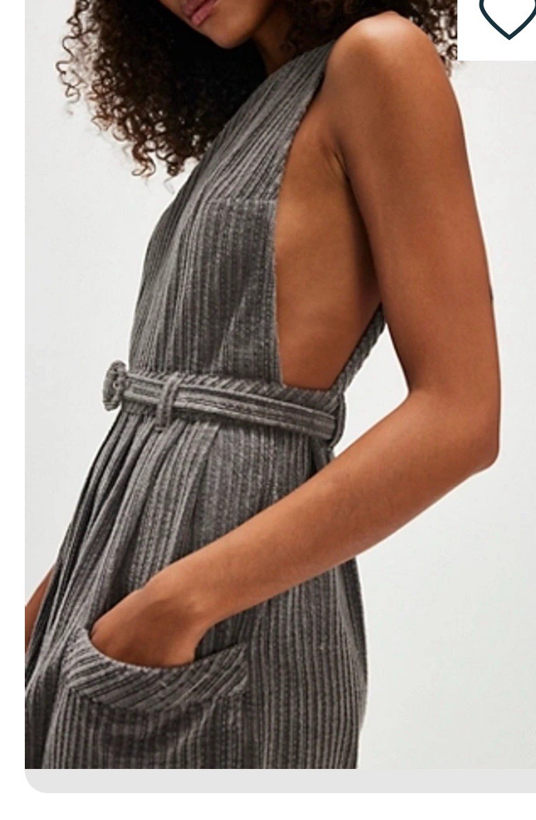 Free People The Other Side Corduroy Midi Dress Size 2 New* KC787-90