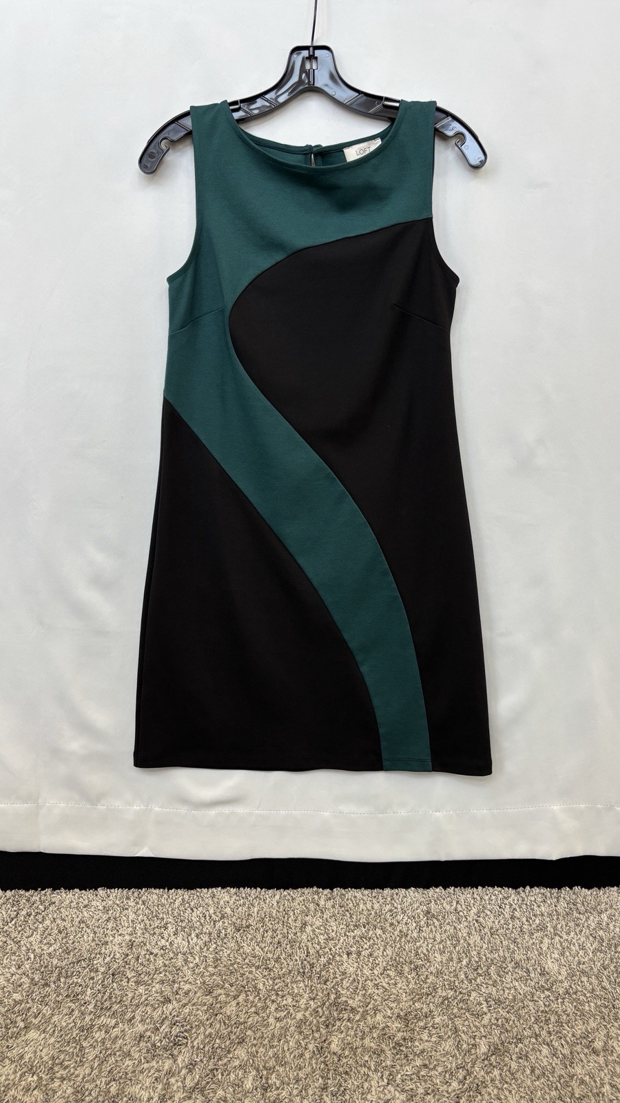 Ann Taylor Loft Green / Black Dress Size XS