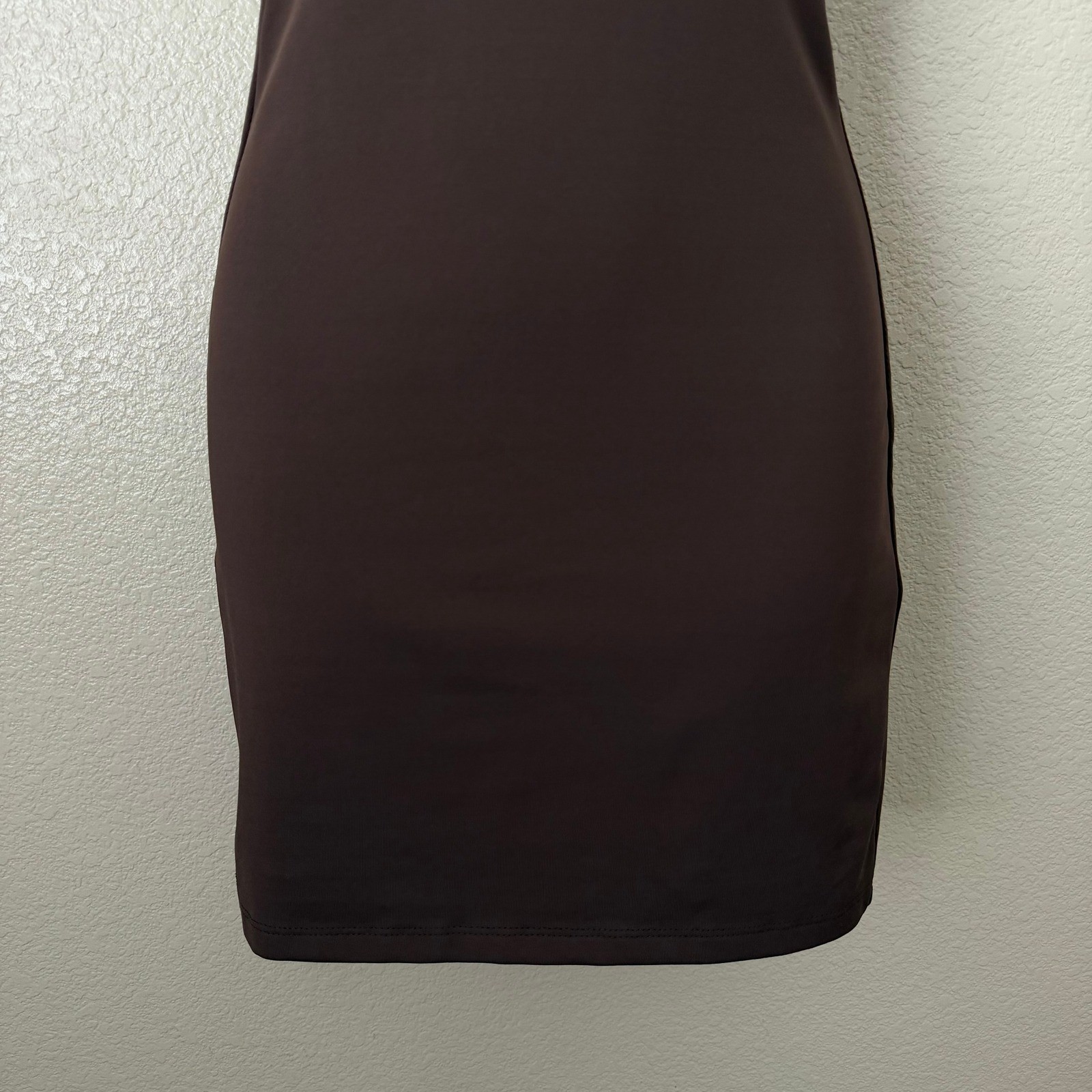 Aritzia Babaton Dress Womens XS Espresso BrownContour Mini Adjustable Straps