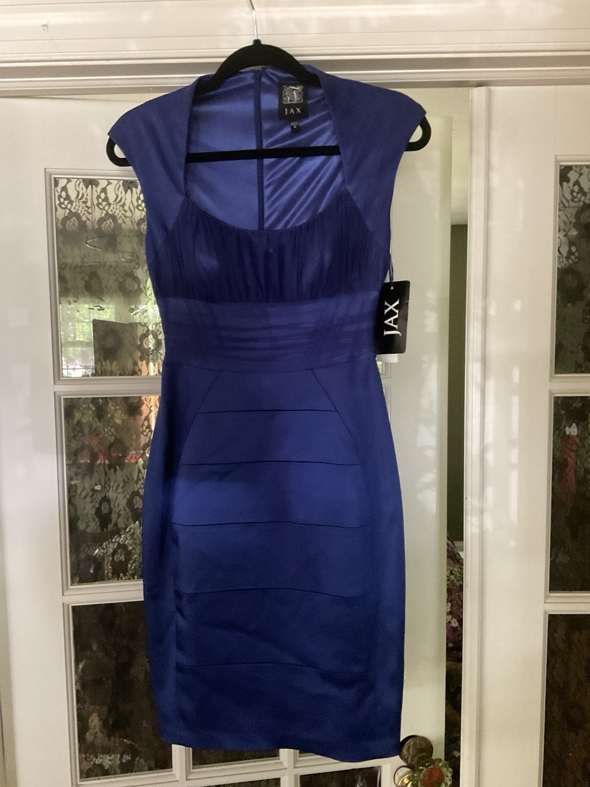 JAX Royal Blue Sheath Dress Size 2 NWT