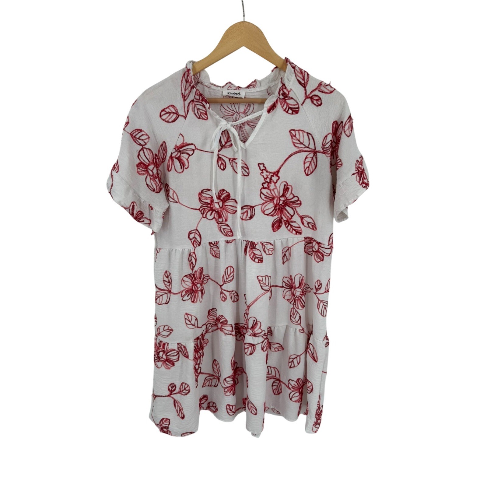 Kindred Dress Womens M Boho Flowy Cottagecore Garden Party Floral Hippie Light