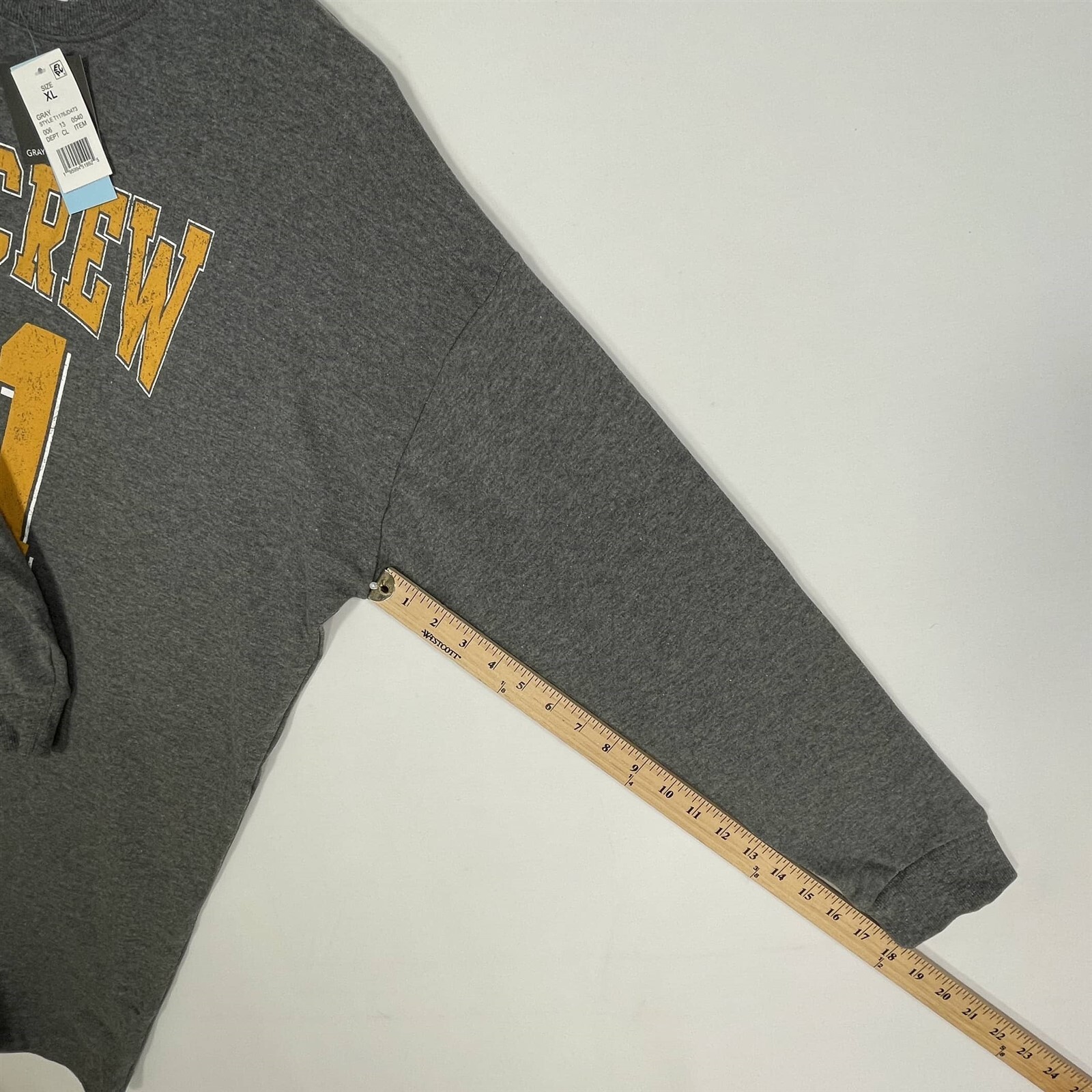 Grayson Thread Boo Crew Graphic Sweatshirt Dress X-Large Mini Relaxed Fit Gray