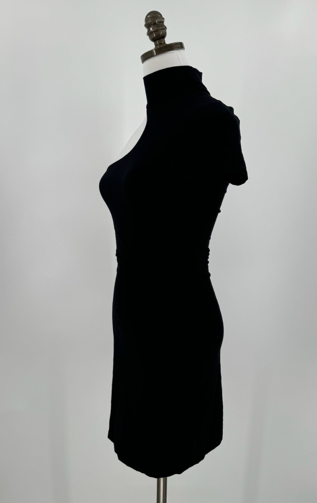 I AM GIA Black Single Shoulder Cut Out Mini Lara Dress Sz M NWT
