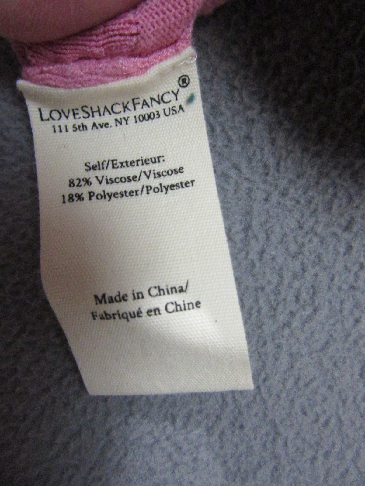 LoveShackFancy Dress Womens Medium Pink Sunset Maryanne Knit Mini Square Neck