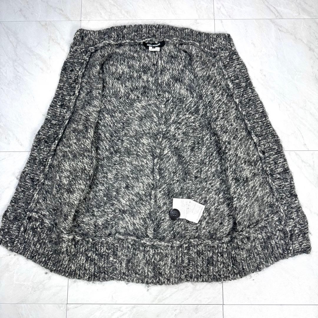 USED JUNYA WATANABE COMME DES GARCONS ASYMMETRICAL MOHAIR KNIT DRESS VEST SIZE
