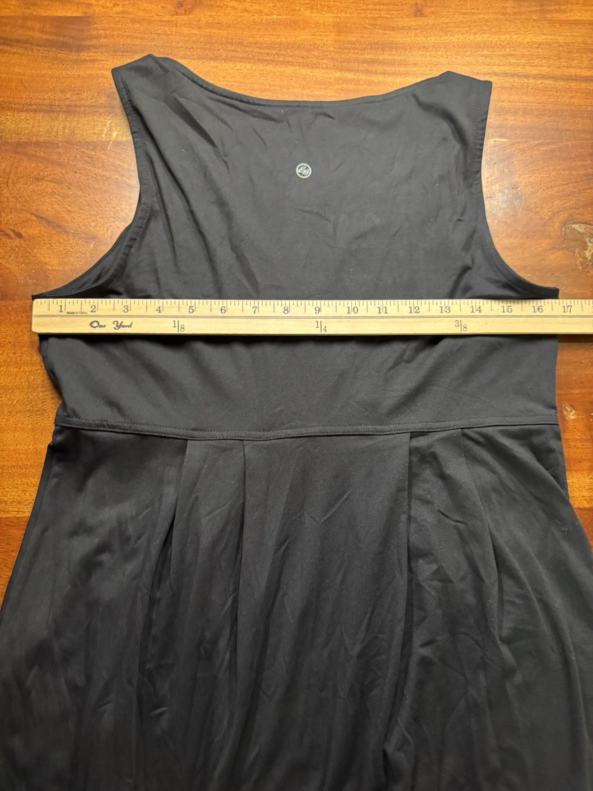 Eddie Bauer Aster Crossover Casual Black Wicking UPF 50+ Pockets Dress Sz M