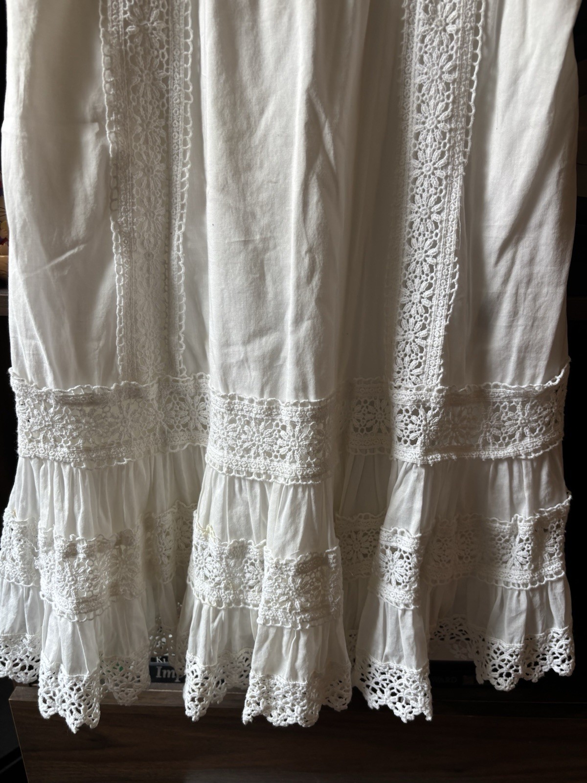Victoria’s Secret White Lace Square-Neck Mini Dress, Sz 6