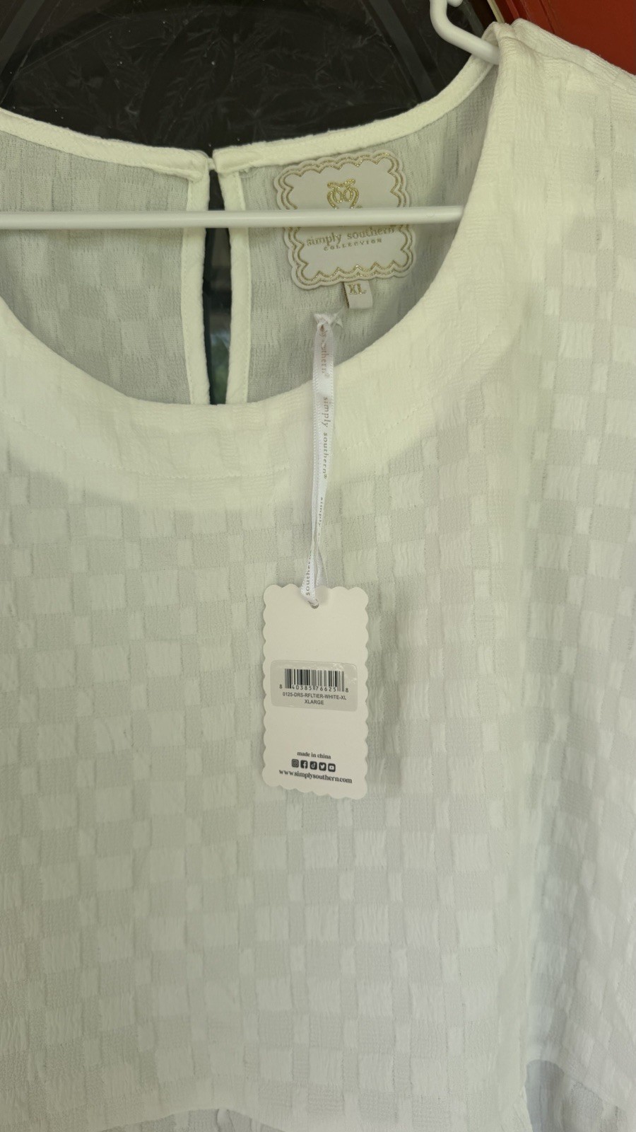 Simply Southern White Sundress XL NWT
