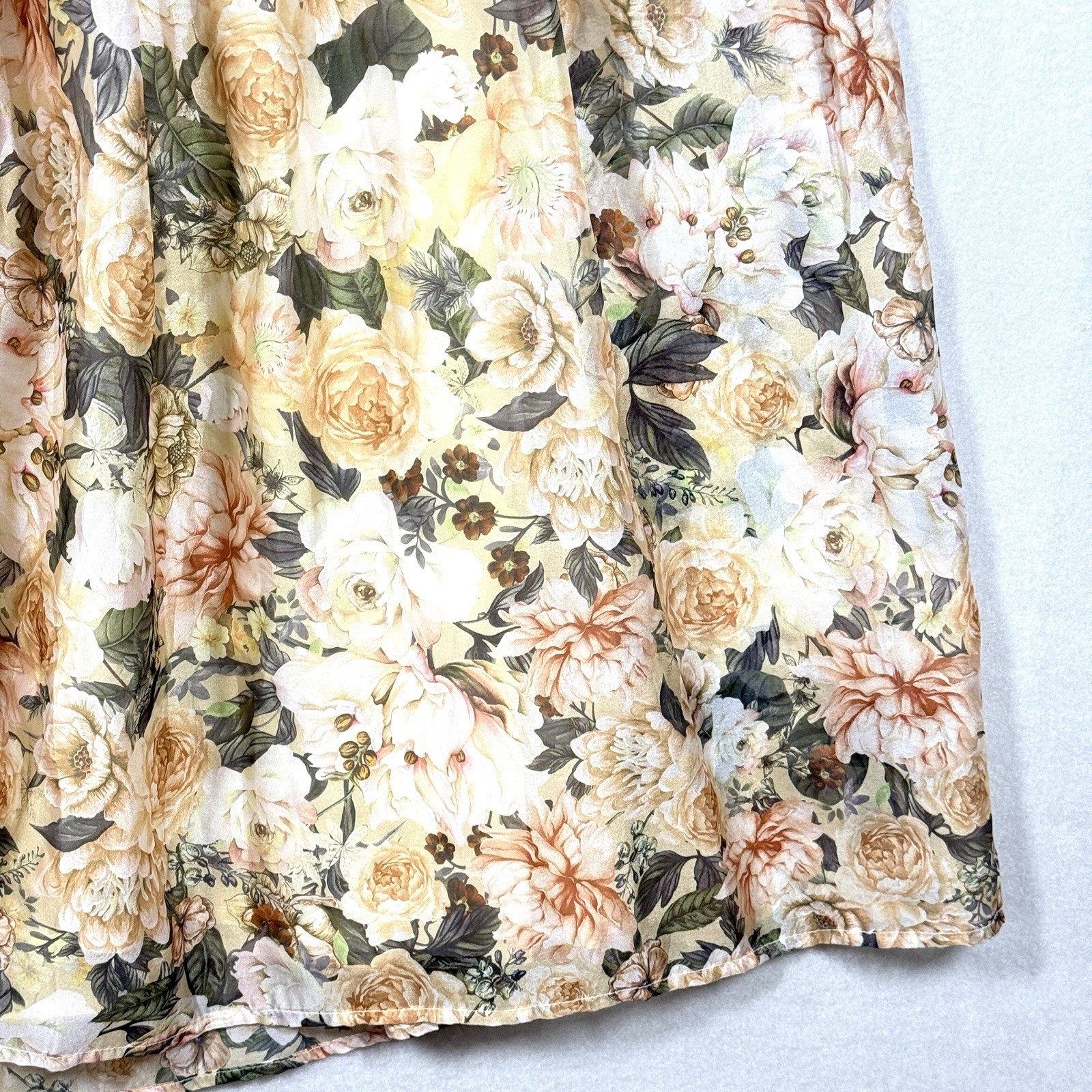 Worth Collective Dress Medium Harlow Maxi Floral Bump Friendly Cottage Garden