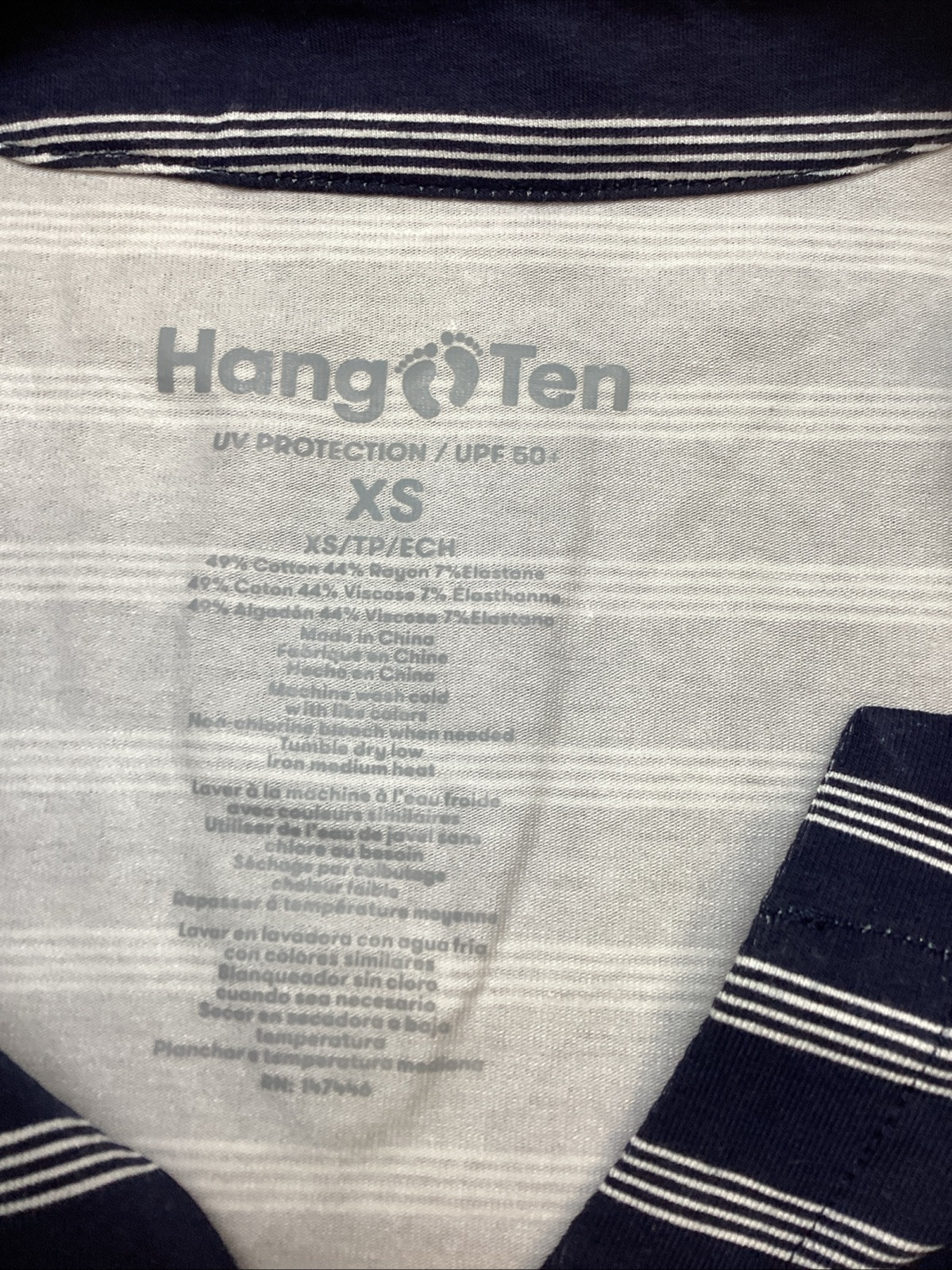 Women’s Hang Ten Breathable Lightweight Sun Dress UPF 50+, Navy – Size: XS