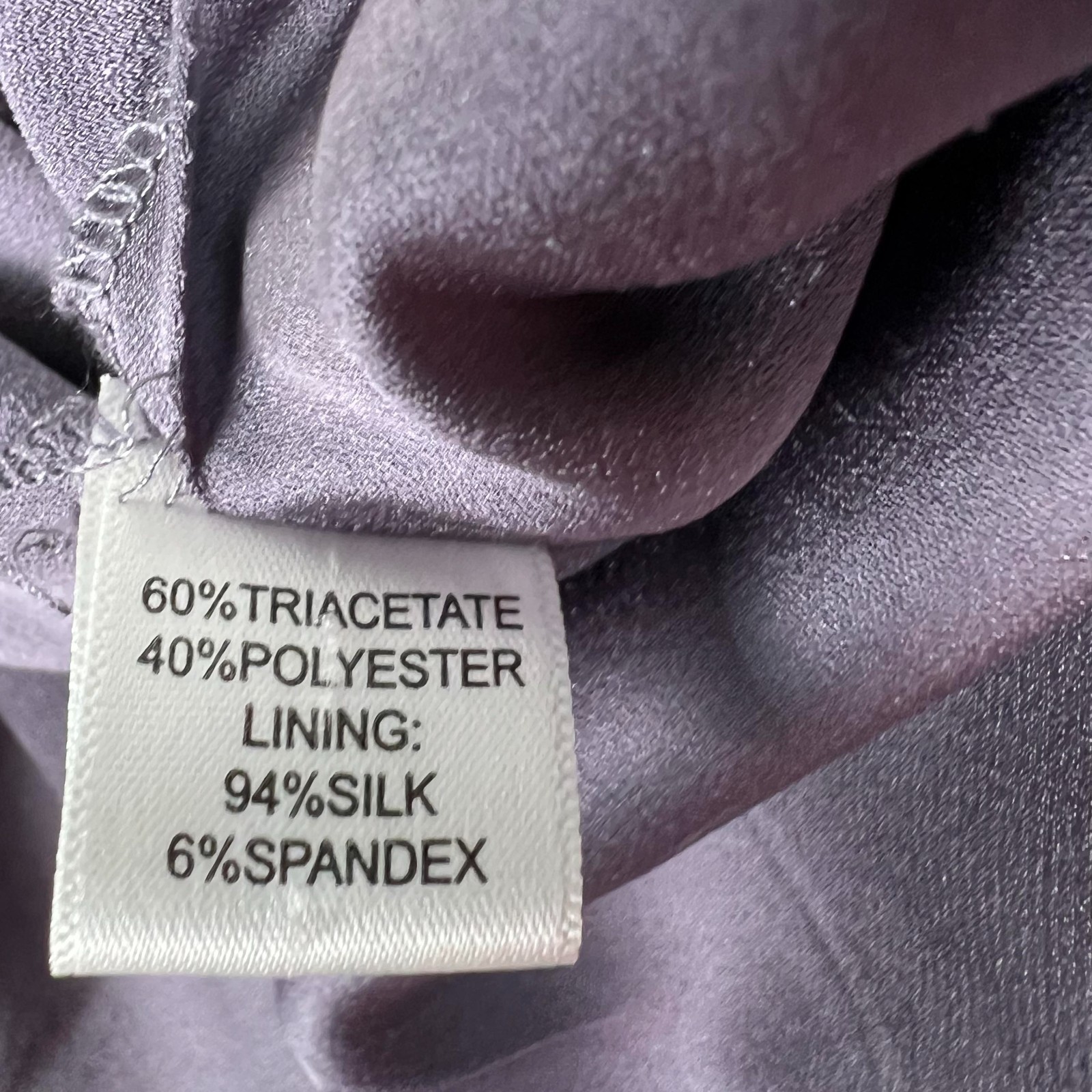 St John Couture One Shoulder Draped Maxi Gown Dress Size 2 Purple Silk Lined