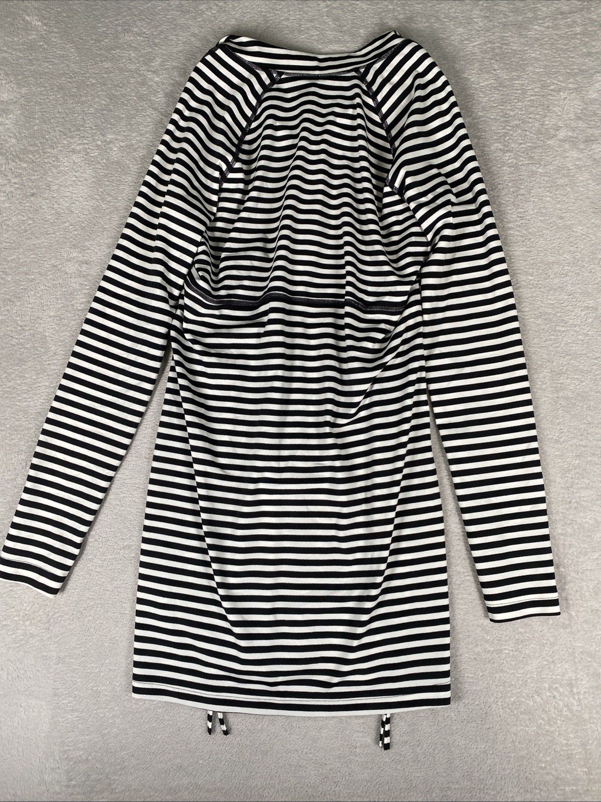 Coolibar Tunic Dress Womens Medium Striped UPF 50 Sun Protection Travel