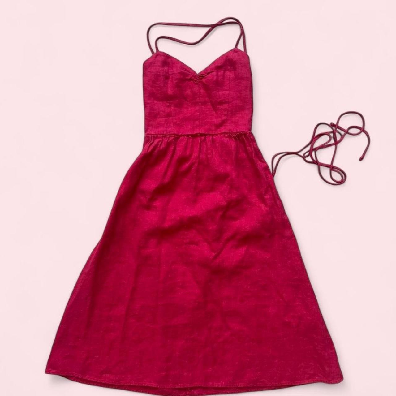 reformation red dress