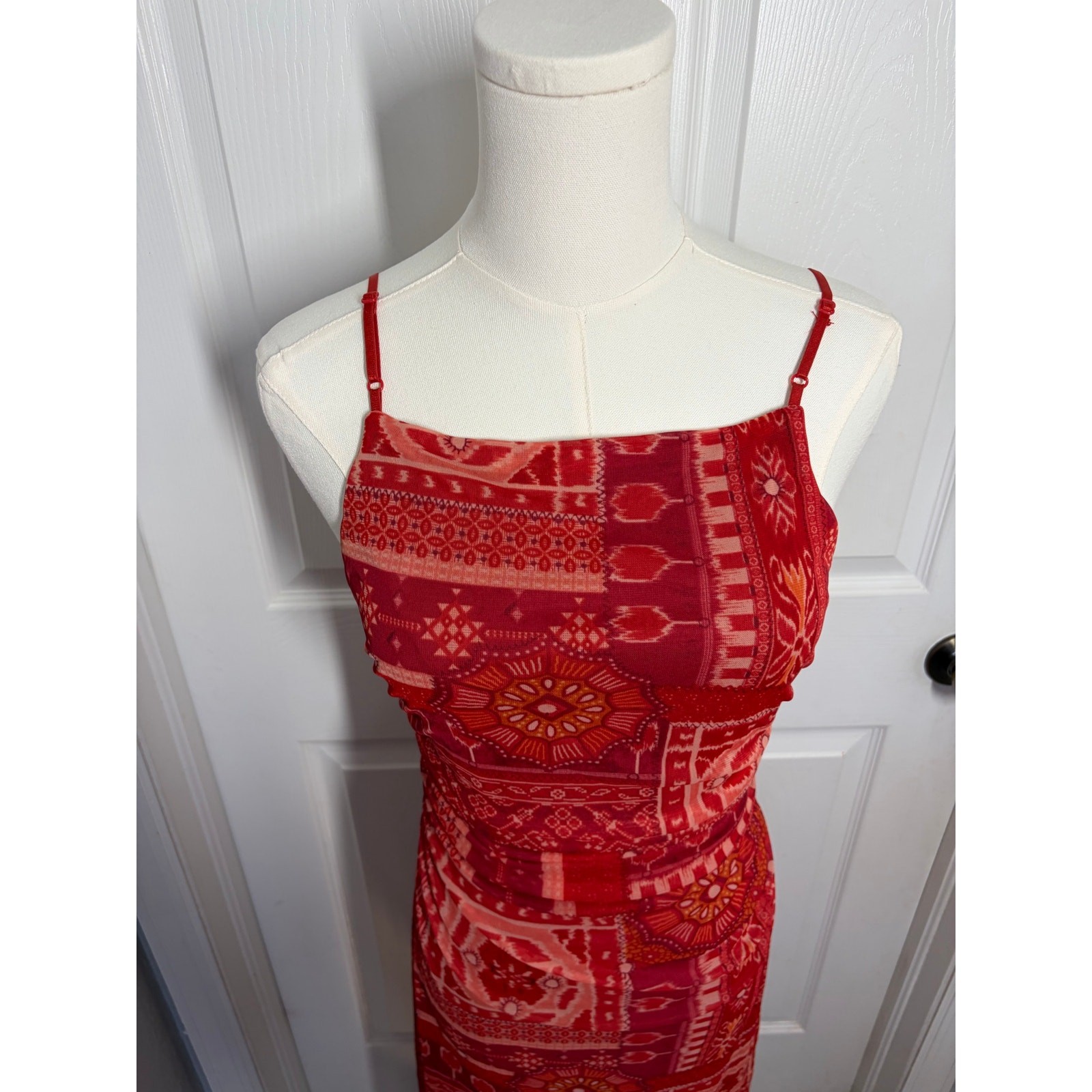 City Triangles VTG y2k Patchwork Paisley Grunge Wimsy Fairy Boho Sz M
