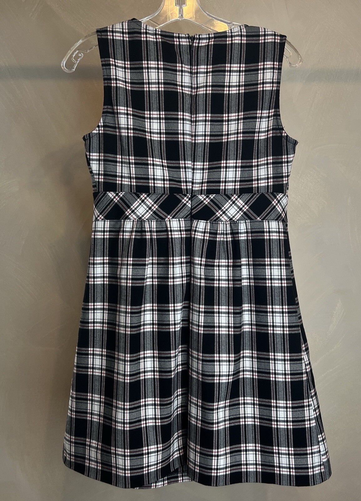Speechless Women’s Plaid/tartan Clueless Academia Jumper Dress W/Pockets|Size:7