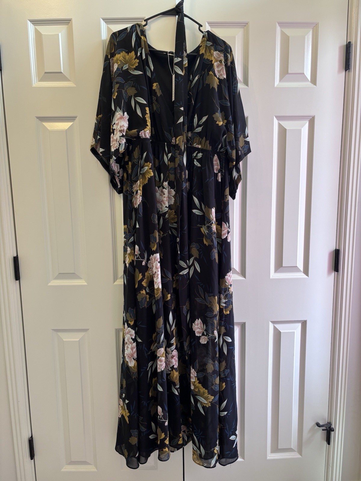 NEW Baltic Born Kia Kimono Maxi Dress Midnight Floral XXL
