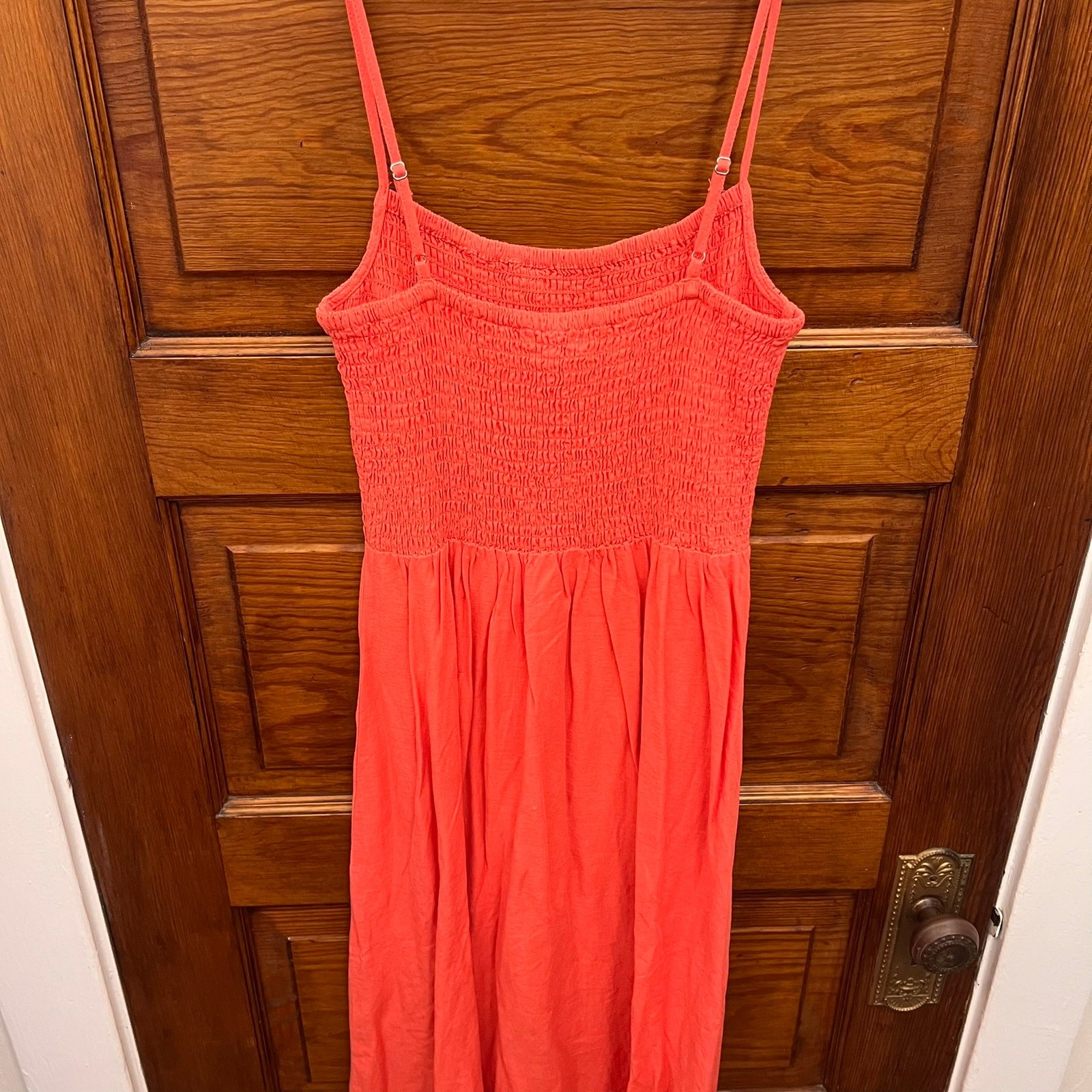 Z Supply Bayside Linen Maxi Dress Persimmon sz XS NWT’s $129 Women’s